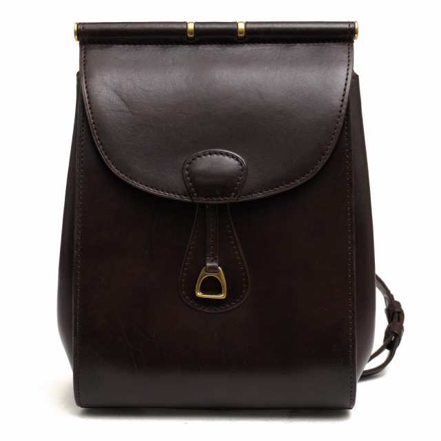 ○イタガキ ITAGAKI 牛革 リュック E923 Stirrup Rucksack あぶみリュック デイパック レディース 【中古】 中古