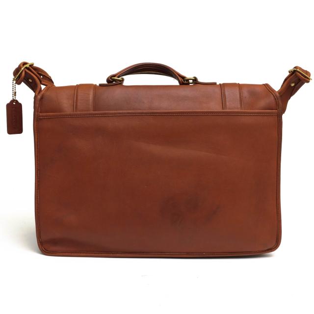 COACH コーチ グラブタンレザー ビジネスバッグ ショルダーバッグ 本革