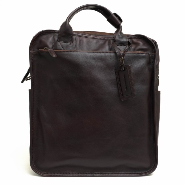 ○マザーハウス MOTHERHOUSE 牛革 リュック MG12191 Antique BackPack 2WAY トートバッグ ユニセックス 男女兼用 デイパック メン 中古