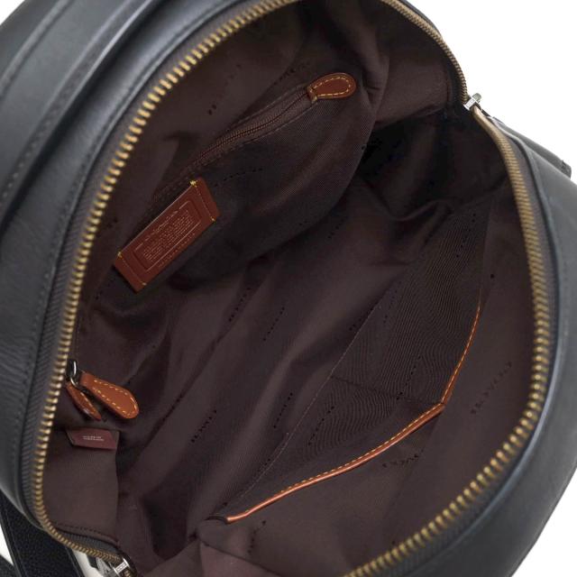 ○コーチ COACH ペブルドレザー 牛革 リュック 38674 Campus Backpack With Patchwork パッチワーク シボ革 シュリンクレザー レデ 中古の通販は