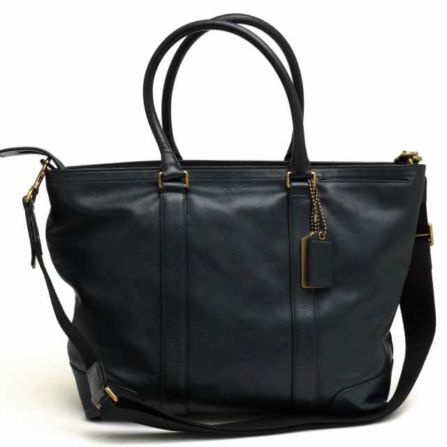 ○コーチ COACH 牛革 カーフ トートバッグ 70600 Bleecker Legacy Business Tote ブリーカー レガシー ビジネストート 2WAY ショル 中古