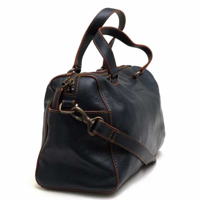 ○マザーハウス MOTHERHOUSE 牛革 ボストンバッグ Edge Color