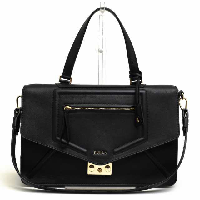 ○フルラ FURLA 牛革 ハンドバッグ ALICE M TOP HANDLE SATCHEL