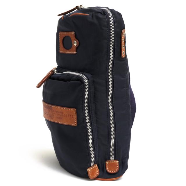 ○フェリージ Felisi 伊リモンタ社ナイロン バケッタレザー 牛革 ショルダーバッグ 99114 クロスボディ ボディバッグ 定番 メンズ  中古 ○フェリージ Felisi 伊リモンタ社ナイロン バケッタレザー 牛革