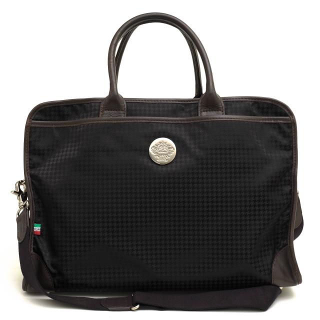 新品】オロビアンコ 2way ビジネスバッグ ナイロン グレー 金具 【公式