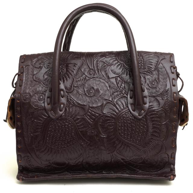 ○グレースコンチネンタル GRACE CONTINENTAL カービングレザー 牛革 