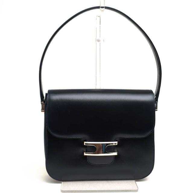 ○濱野 ハマノ HAMANO ボックスカーフ 牛革 ハンドバッグ フラップ式 フォーマルバッグ 冠婚葬祭 レディース 【中古】 中古の通販は