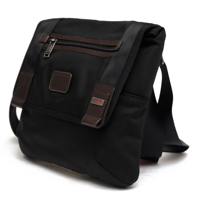 ○トゥミ TUMI FXTバリスティックナイロン ナパレザー ショルダー 