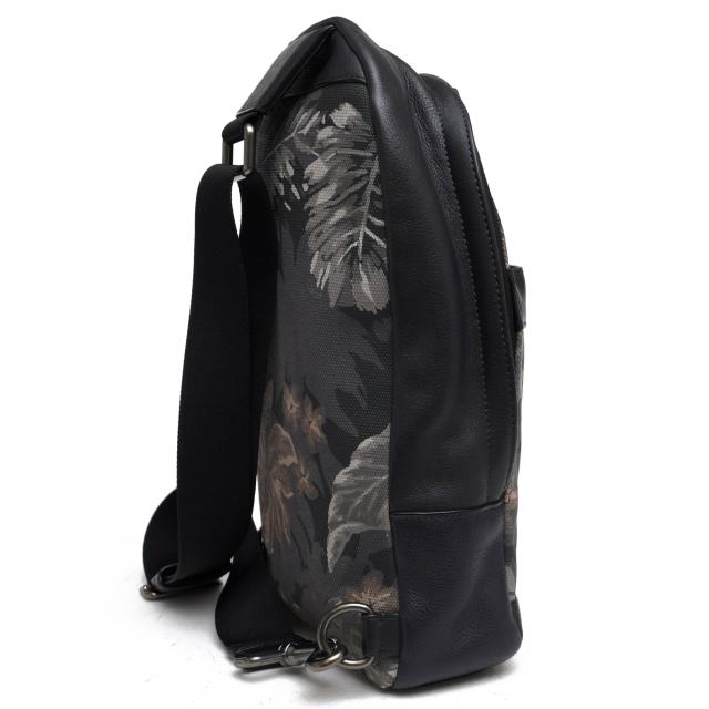 ○コーチ COACH コットンキャンバス 牛革 ショルダーバッグ F72307