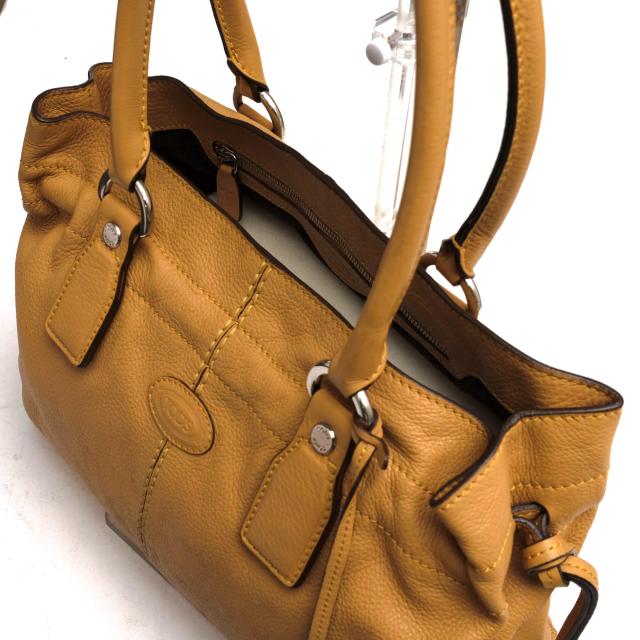 美品✨トッズ トートバッグ ショルダーバッグ レザー ダークブラウン トッズ ショルダーバッグ ブラウン レザー トッズ 斜め掛けショルダー