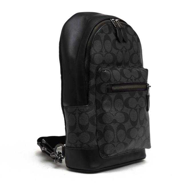 練習 ○コーチ COACH 一部牛革 ショルダーバッグ 2853 West Pack In