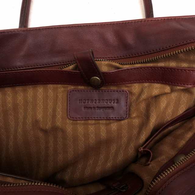 ○マザーハウス MOTHERHOUSE 牛革 トートバッグ MG12042 Antique Career Tote アンティーク キャリア トート  肩掛け ワンショルダ 中古の通販はau PAY マーケット - ブランディング | au PAY マーケット－通販サイト