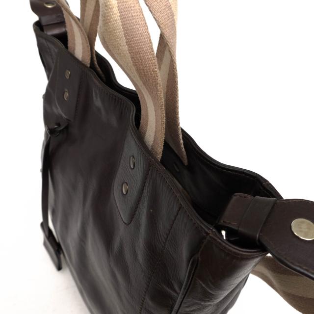 ○バリー BALLY TRAINSPOTTING トレインスポッティング カーフ 牛革 トートバッグ TENIRO A4サイズ収納可 2WAY ショルダーバッグ 中古_4