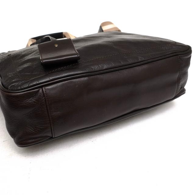 ○バリー BALLY TRAINSPOTTING トレインスポッティング カーフ 牛革 トートバッグ TENIRO A4サイズ収納可 2WAY ショルダーバッグ 中古_6