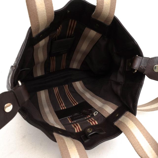 ○バリー BALLY TRAINSPOTTING トレインスポッティング カーフ 牛革 トートバッグ TENIRO A4サイズ収納可 2WAY ショルダーバッグ 中古_7