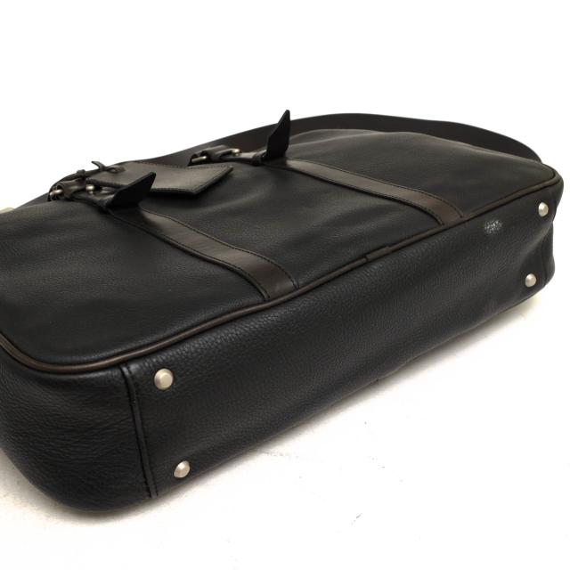 ○アニエスベー agnes b. ペブルドレザー 牛革 ビジネスバッグ 2WAY