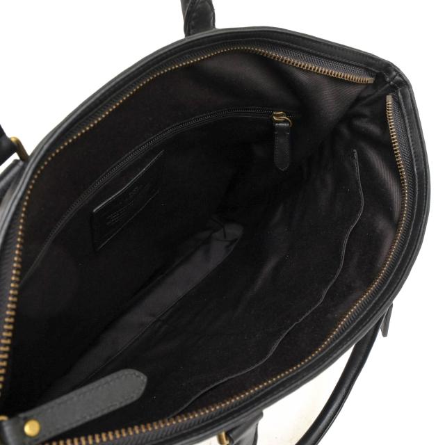 ○コーチ COACH トートバッグ F71441 ESSEX WOOL HELMET BAG エセックス ウール ヘルメット バッグ ブロックチェック柄 2WAY ショ 中古_7