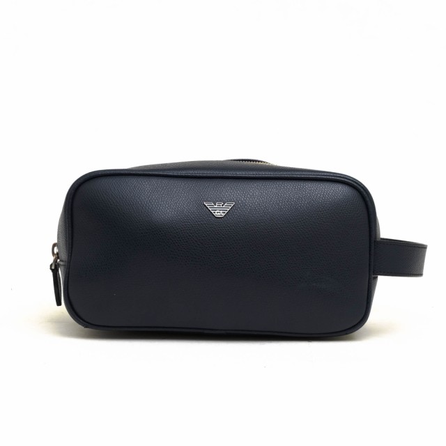 ○アルマーニ EMPORIO ARMANI 型押しカーフスキン 牛革 セカンドバッグ/クラッチバッグ Y4R257 YAQ2E BEAUTY PICCOLO VITELLO STAM 中古