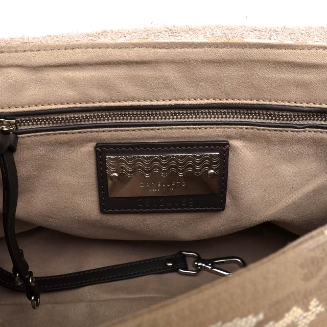 ○ザネラート ZANELLATO 一部牛革 ハンドバッグ POSTINA LINEA MYTHOS 