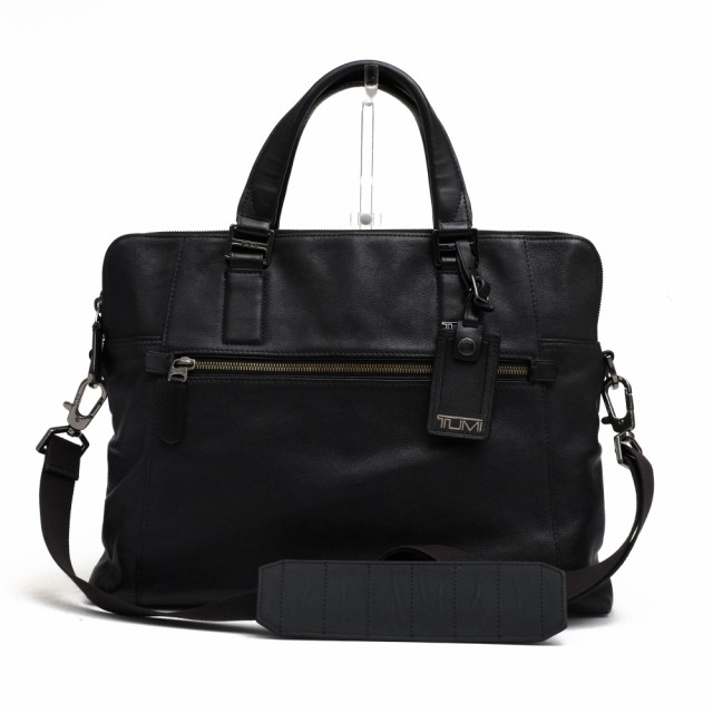 ○トゥミ TUMI 牛革 フルグレインレザー ビジネスバッグ 68516D BEACON HILL Branch Slim Laptop Leather Brief ビーコンヒル ブラ 中古の通販は