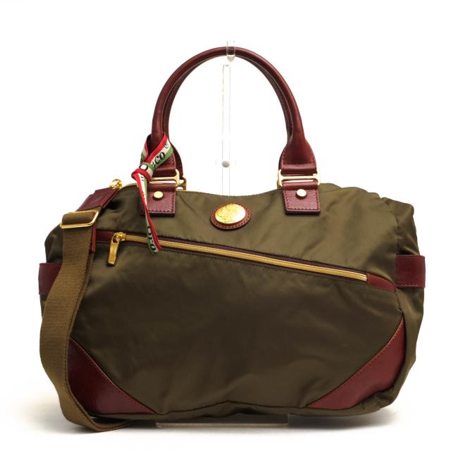 ○オロビアンコ orobianco 伊リモンタ社ナイロン 牛革 トートバッグ SILVOFFICE-C シルヴォフィス 2WAY ショルダーバッグ メンズ   中古の通販は 20,115円