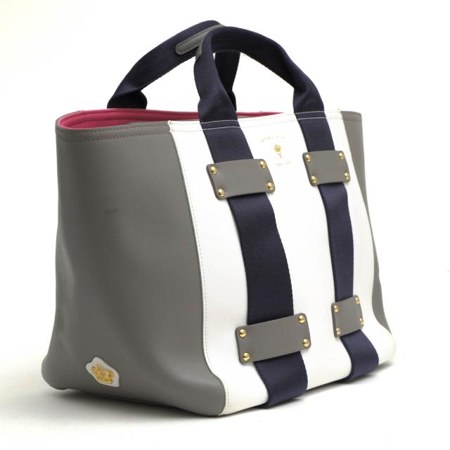 ○エーディーエムジェイ ADMJ キオリーノテクノロジー社ダノビオ 牛革 トートバッグ 17SA01010 CARRERA SOFT DAILY TOTE BAG A4サ 中古_2