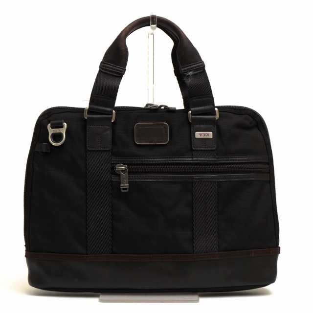 ○トゥミ TUMI バリスティックナイロン ナパレザー 牛革 ビジネスバッグ 222610HK2 Alpha BRAVO Earle Compact  Brief アール コン 中古｜au PAY マーケット