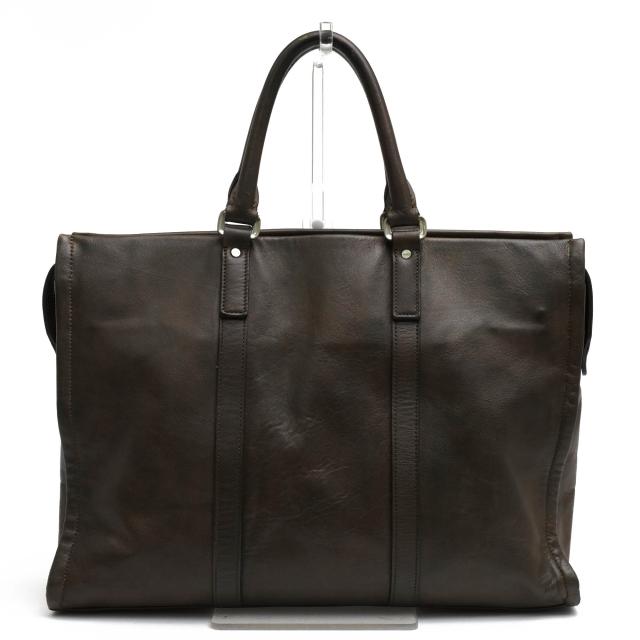 ○アニアリ aniary アンティークレザー 牛革 ビジネスバッグ 01-01005 AL Brief A4サイズ収納可 迷彩・カモフラージュ柄 メンズ 【 中古