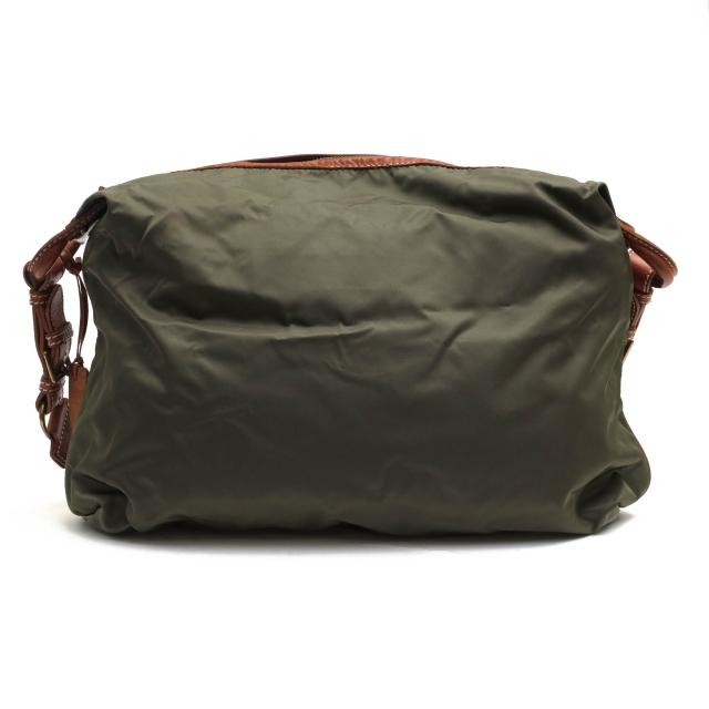 ○フェリージ Felisi 伊リモンタ社ナイロン バケッタレザー 牛革 ショルダーバッグ 07/38/DS クロスボディ メンズ 【中古】 中古