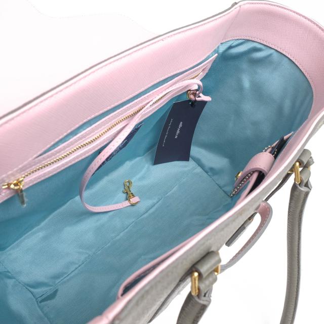 ○エーディーエムジェイ ADMJ オイスターグレー 子牛革 トートバッグ