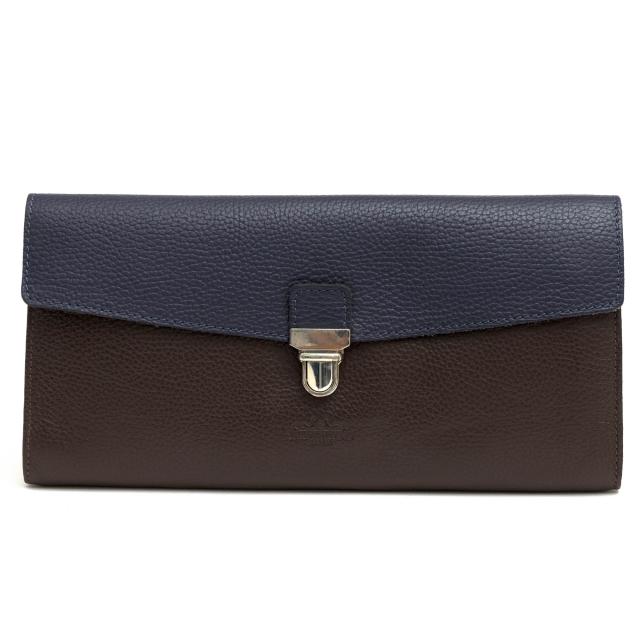 ○トラモンターノ TRAMONTANO フランス デュプイ社アルチェレザー 牛革 セカンドバッグ/クラッチバッグ 1560/T ALCE L フラップ式  中古