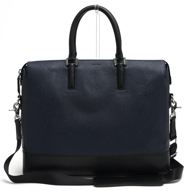 ○コールハーン COLE HAAN グレイン型押し牛革 ビジネスバッグ CHRM11151 F10610 2WAY ショルダーバッグ バイカラー メンズ 【中古 中古