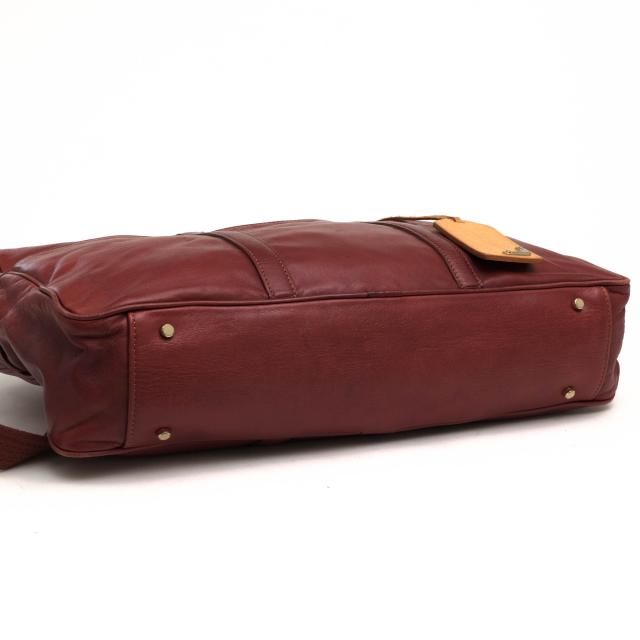 ○アニアリ aniary アンティークレザー 牛革 トートバッグ AL-01-04 三層 2WAY ショルダーバッグ メンズ 【中古】 中古 ○アニアリ aniary アンティークレザー 牛革 トートバッグ AL-01-04 三