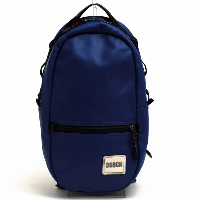 ○コーチ COACH ソフトグレインレザー 牛革 リュック 78830 Pacer Backpack With Coach Patch ペイサー コーチパッチ シボ革 シュ 中古の通販は