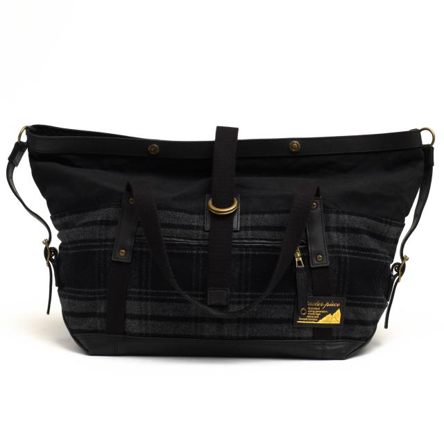 ○マスターピース master-piece  トートバッグ 01070-ｗ ツイード ミニボストン メンズ 【中古】 中古