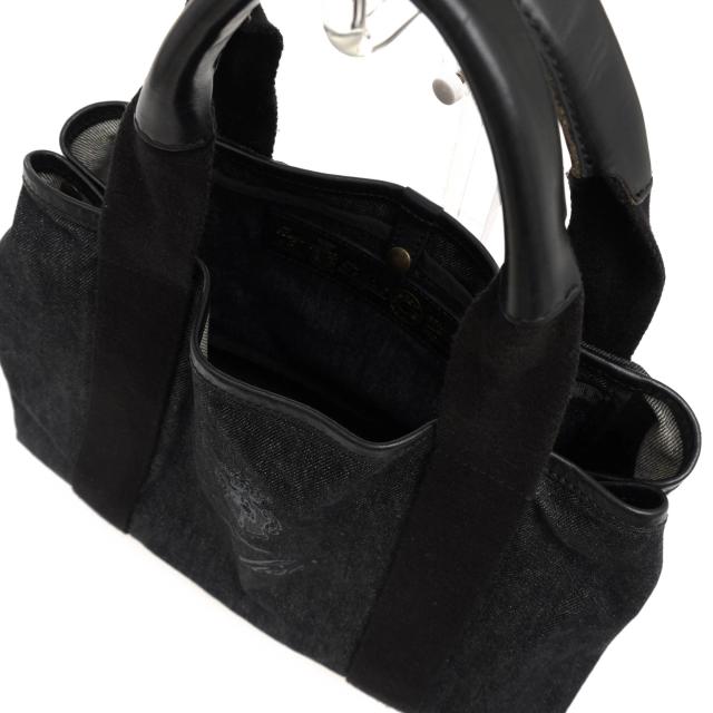 ○フェリージ Felisi 藍 INDIGO 一部牛革 トートバッグ 16/44/DW+A インディゴ染め ユニセックス 男女兼用 デニム レディース 【中 中古