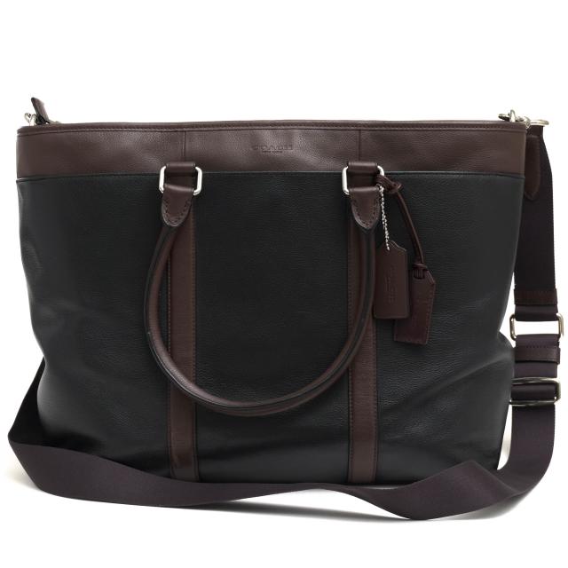 ○コーチ COACH 牛革 トートバッグ F54758 Perry Business Tote In Smooth Leather ペリー スムース レザー ビジネストート A4サイ 中古の通販は
