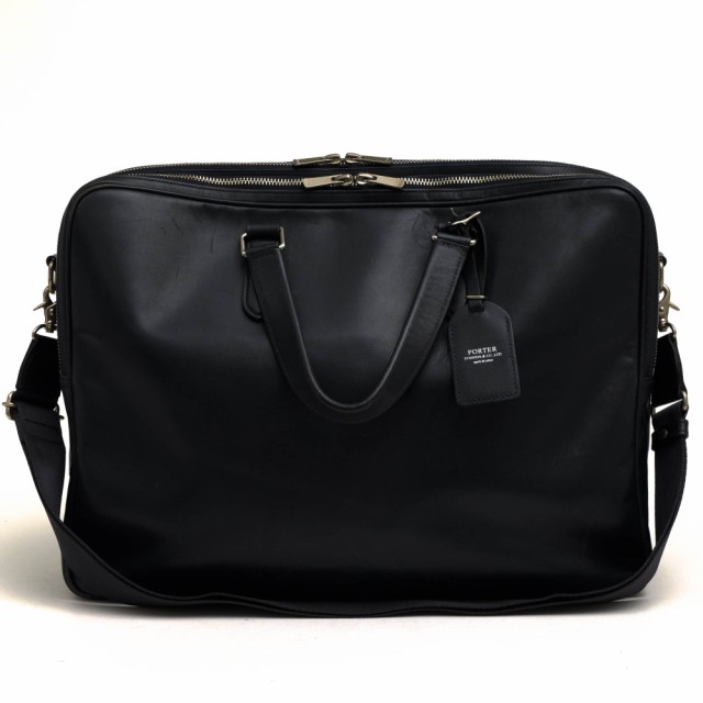 ○ポーター 吉田カバン PORTER 牛ステア コンビネーション鞣し ビジネスバッグ 116-03272 SORT 2WAY BRIEFCASE 2WAY ショルダーバ 中古