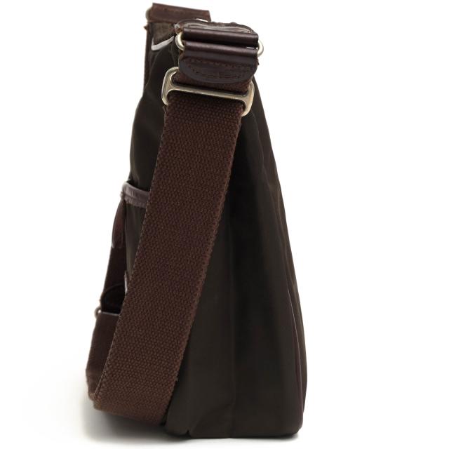 ○フェリージ Felisi 伊リモンタ社ナイロン バケッタレザー 牛革 ショルダーバッグ 9950/DS メンズ 【中古】 中古 ○フェリージ Felisi 伊リモンタ社ナイロン バケッタレザー 牛革