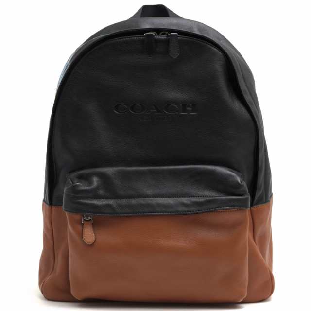 ○コーチ COACH ペブルドレザー 牛革 リュック F72159 Campus Pack In Colorblock Leather キャンパス  パック カラーブロック