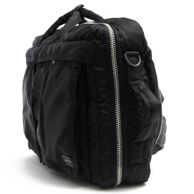 ○ポーター 吉田カバン PORTER ナイロンツイル ポリエステル綿ボンディング加工 ビジネスバッグ 622-79308 TANKER BRIEFCASE タン 中古_3