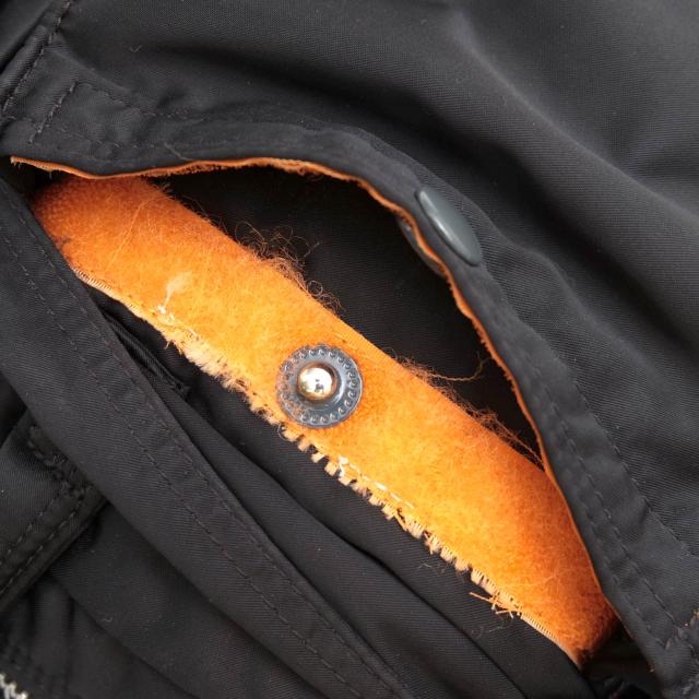 ○ポーター 吉田カバン PORTER ナイロンツイル ポリエステル綿ボンディング加工 ビジネスバッグ 622-79308 TANKER BRIEFCASE タン 中古_6