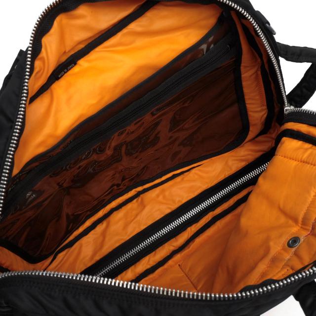 ○ポーター 吉田カバン PORTER ナイロンツイル ポリエステル綿ボンディング加工 ビジネスバッグ 622-79308 TANKER BRIEFCASE タン 中古_8