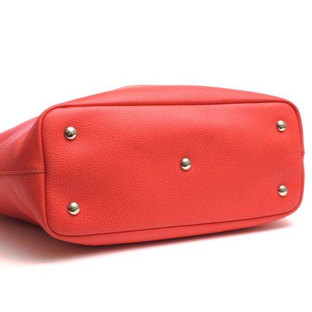○ロンシャン Longchamp ペブルドレザー 牛革 トートバッグ シボ革 シュリンクレザー 定番 レディース 【中古】 中古_5