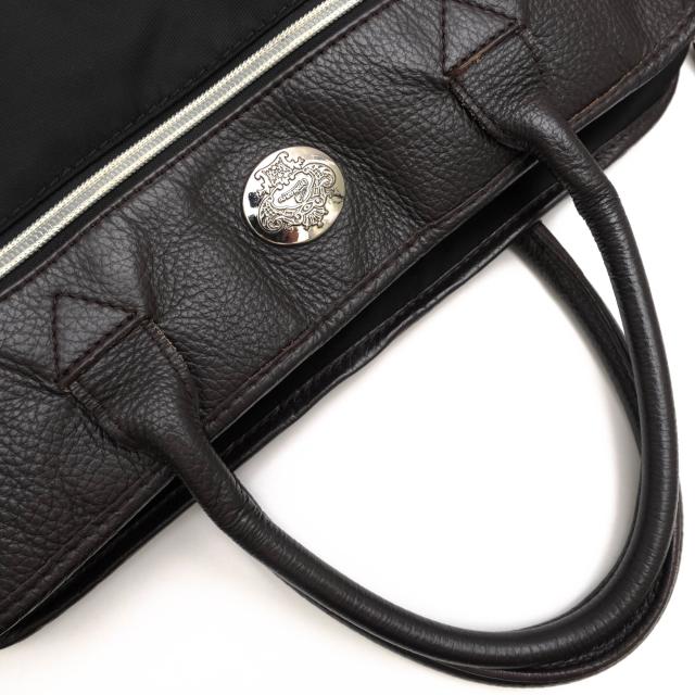 ○オロビアンコ orobianco 伊リモンタ社ナイロン 牛革 ビジネスバッグ