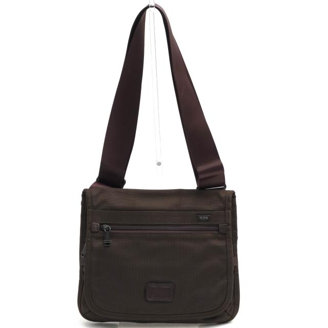 ○トゥミ TUMI バリスティックナイロン ショルダーバッグ 2210BH Alpha Ballistic Travel Small Flap Crossbody クロスボディ ボデ 中古