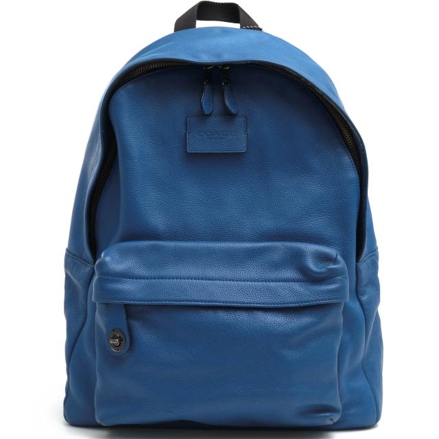 ○コーチ COACH ペブルレザー 牛革 リュック F71622 Campus Backpack in Refined Pebble Leather キャンパス バックパック リファ  中古の通販は