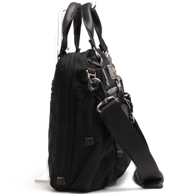 ○トゥミ TUMI ヒッコリー バリスティックナイロン ナパレザー 牛革