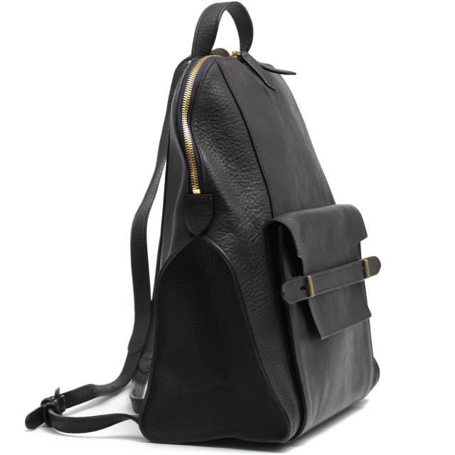 ○ゲンテン genten ミネルバボックス 牛革 リュック 41554 Tosca Noble トスカノーブル ベジタブルタンニン鞣し シボ革 シュリンク 中古_2