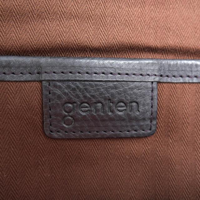 ○ゲンテン genten ミネルバボックス 牛革 リュック 41554 Tosca Noble トスカノーブル ベジタブルタンニン鞣し シボ革 シュリンク 中古_7